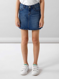 Shape denim skirt 