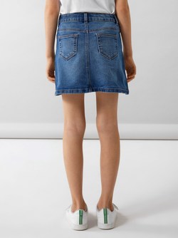 Shape denim skirt 