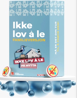 Ikke lov å le på hytta familieversjon  Ikke lov å le på hytta - Brettspel