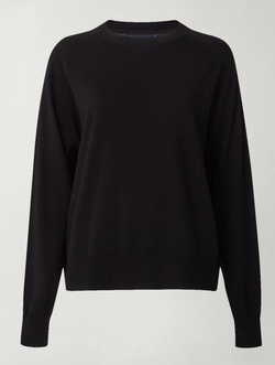 Freya Cotton/Cashmere Sweater Black - Lexington