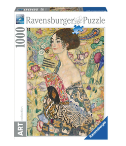Ravensburger puslespill 1000 dame med vifte 1000 biter - Ravensburger
