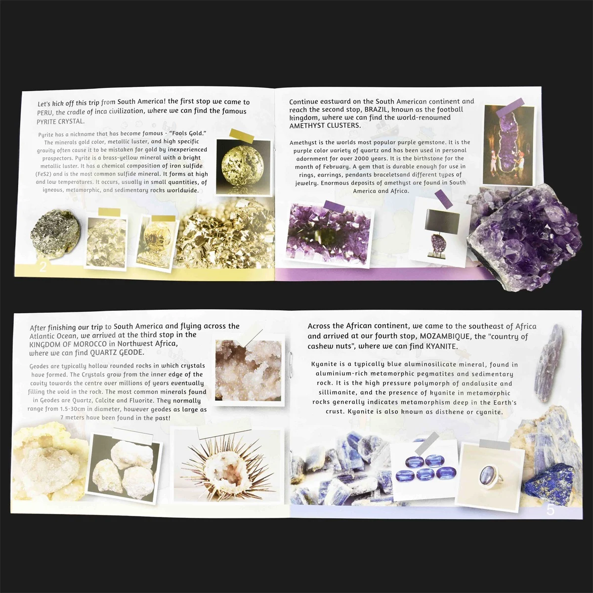 MINERALS AROUND THE WORLD 2-6cm