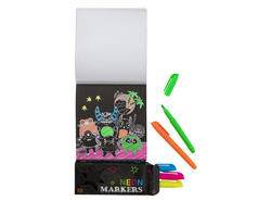 FARGEBOK M/NEON TUSJ