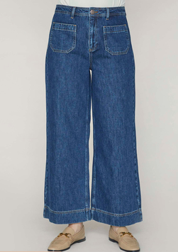 Isay Torino Wide Jeans Denim Blue - Isay