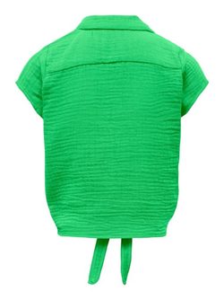 Thyra capsleeve knot shirt