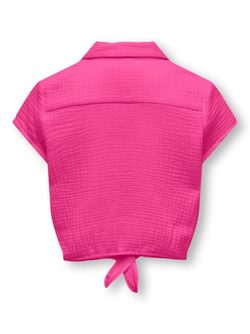 Thyra capsleeve knot shirt