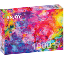 Enjoy puslespill Colourful Abstract Oil Painting