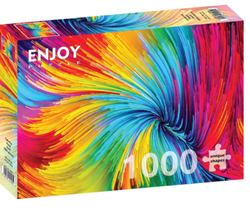 Enjoy puslespill 1000 Colorful Paint Swirl