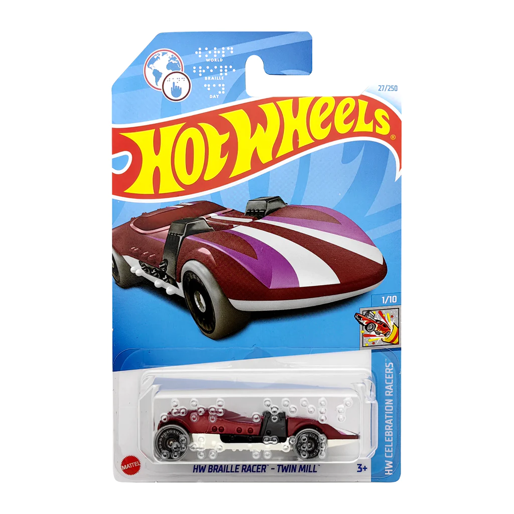 Hot Wheels 1:64 - HW Braille Racer - Twin Mill - HW Celebration Racers