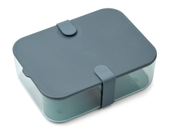 CARIN Lunch Box Large Whale Blue/Sea Blue - Liewood