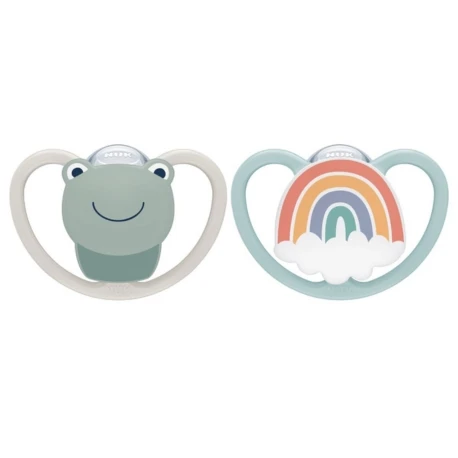 Nuk smokk Space silikon, 0-6m
