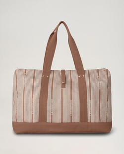 Avenue jacquard weekend bag