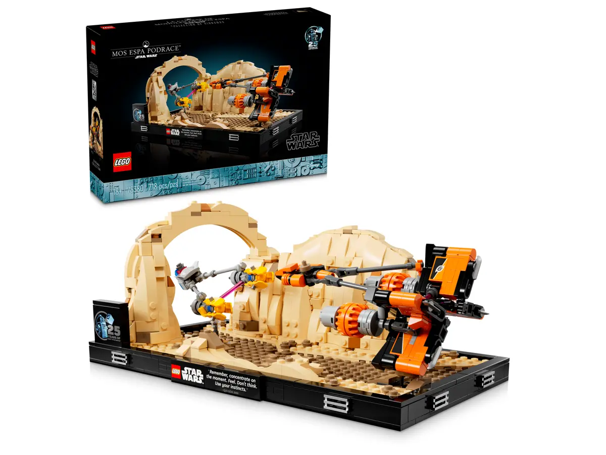 Lego 75380 Diorama med Mos Espa-podrace 75380 - Lego for voksne