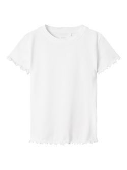 NMFVEMMA SS SLIM TOP BRIGHT WHITE - Name It