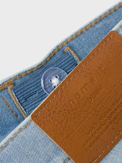 NKMSILAS SLIM L DNM SHORTS 9896-IC TB