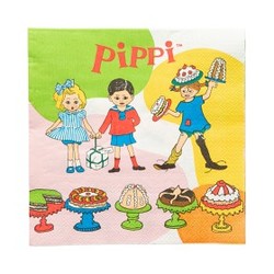 Servietter - Pippi Langstrømpe Pippi Langstrømpe - Bursdag/Fest