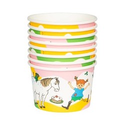 Isbeger Pippi Langstrømpe 8pk Pippi Langstrømpe - Bursdag/Fest