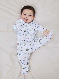 NBMNIGHTSUIT 2P ZIP  ELEPHANT 