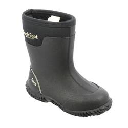 Dock Boot «Une» Sort med hvite detaljer - Dock Boot