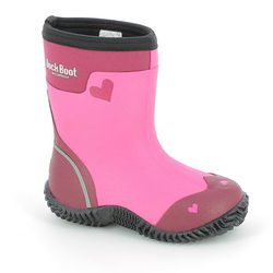 Dock Boot «Isabella» Rosa med hjerter - Dock Boot