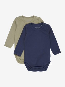 MINYMO 2-PK LS BODY DARK NAVY - Minymo