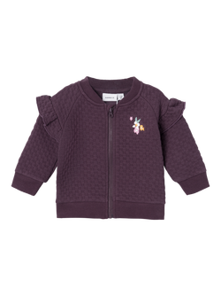 NBFLEGA QUILT CARDIGAN Plum Perfect - Name It