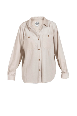 Blue Pelly Corduroy Shirt Jacket