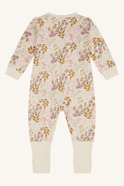 Hust&Claire pysjamas med blomsterprint, bambus ull