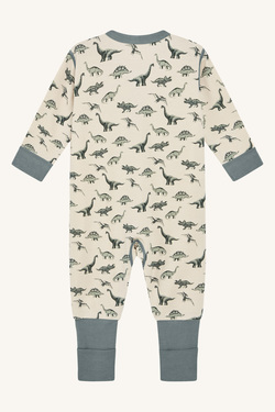 Hust&Claire pysjamas med dinosaur, bambus ull