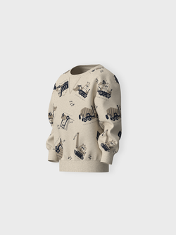NMMVIMO LS NREG AOP SWEAT BRU