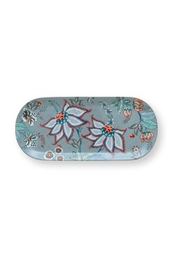 Kakefat Avlangt Flower Festival 33x15,5cm