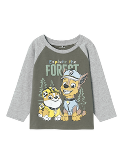 NMMSENTE PAWPATROL LS NREG TOP  Tea Leaf - Name It