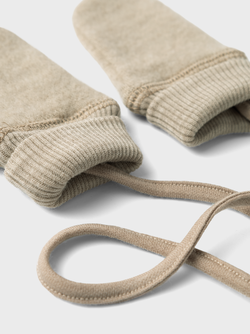 NBFWMINO WOOL BRU MITTENS WO/THUMB