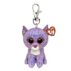 TY CASSIDY - LAVENDEL KATT CLIP 8CM