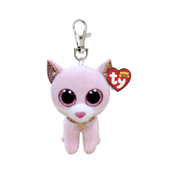 TY FIONA - ROSA KATT CLIP 8CM