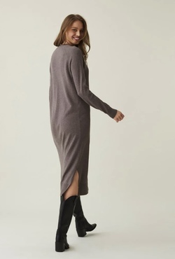 Ivana Cotton/Cashmere Blend Knitted Dress