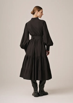Poplin Midi Shirt Dress
