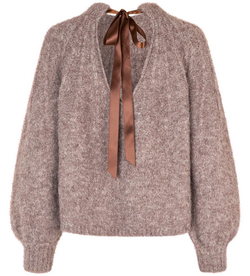 Patrisia bow knit pullover