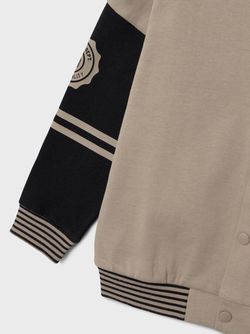 NKMNASSEN LS RLX SWEAT CARD BRU