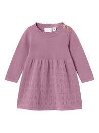 NMFOSILLA LS KNIT DRESS
