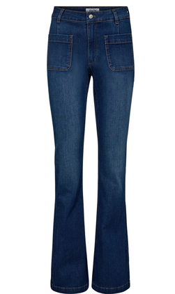 Ann Charlotte Earth Jeans, Wash Cayenne
