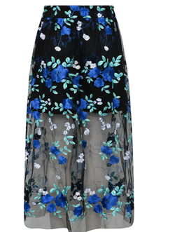 Fuschia skirt