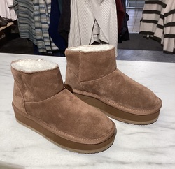 Marco Tozzi skoletter/boots Cognac - Marco Tozzi
