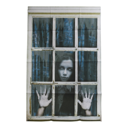 FAKE WINDOW DECORATION WOMAN 120 X 80 CM