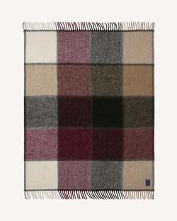 Rutede Pledd i Mohair Ullblanding 130x170cm