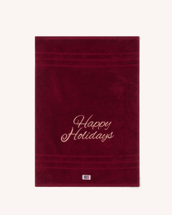 Håndkle "Happy Holidays" 50x70cm