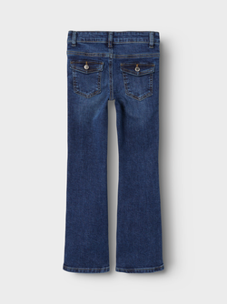 NKFPOLLY SKINNY BOOT JEANS 8245-MD D