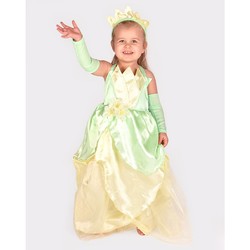 DRESS FROG PRINCESS w ACC 110-116 CL 4-6 YEARS frog princess - Halloween