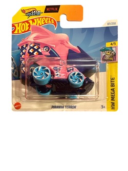 Hot Wheels 1:64 Piranha Terror 4/5 HW Mega Bite