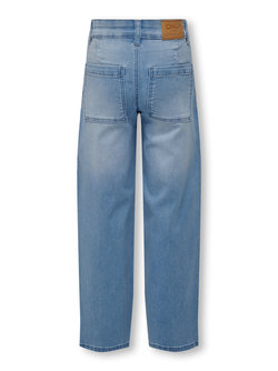 KOGSYLVIE CLEAN WIDE LEG LB DENIM 